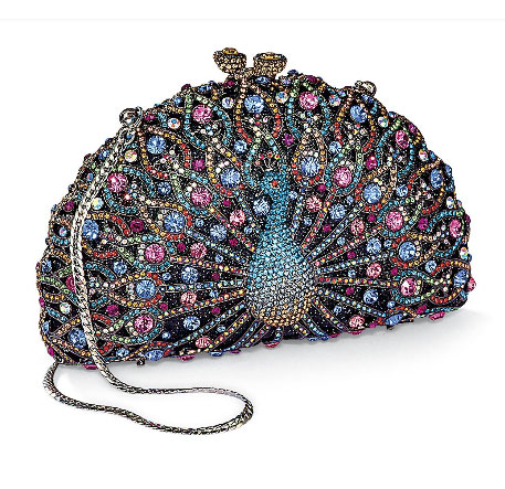 Peacock Crystal Bag